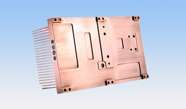 Copper heatpipe heat sink