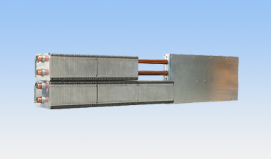 Fin stack heatpipe assembly