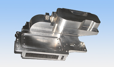 Vacuum brazed air coldplate