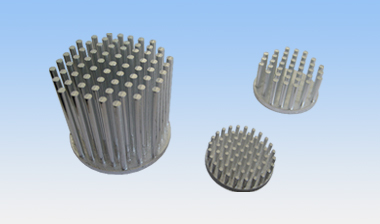 Round pinbloc heatsink